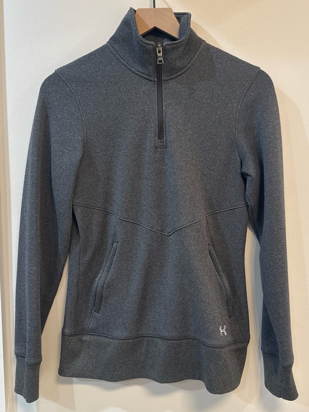 Under Armour Women's Charcoal Quarter-Zip Performance Pullover